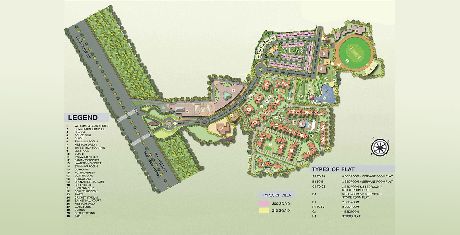 Meerut Sports City Site Plan